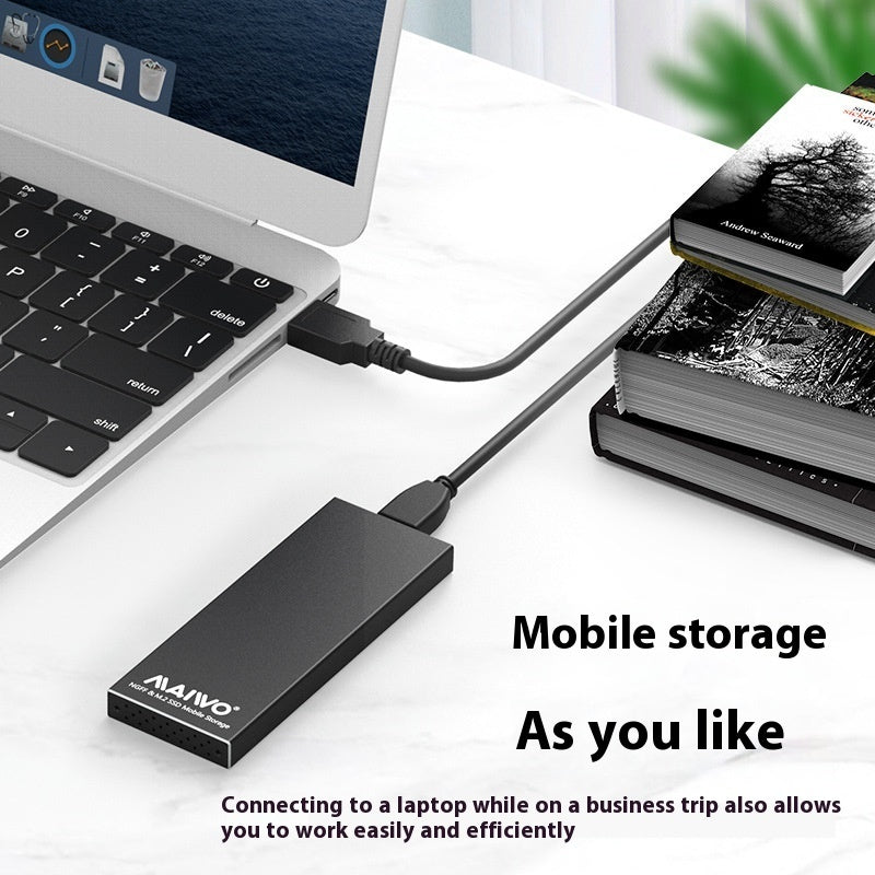 USB30 Solid State Hard-disk Cartridge NGFF Interface To USB30 All Aluminum Alloy SSD