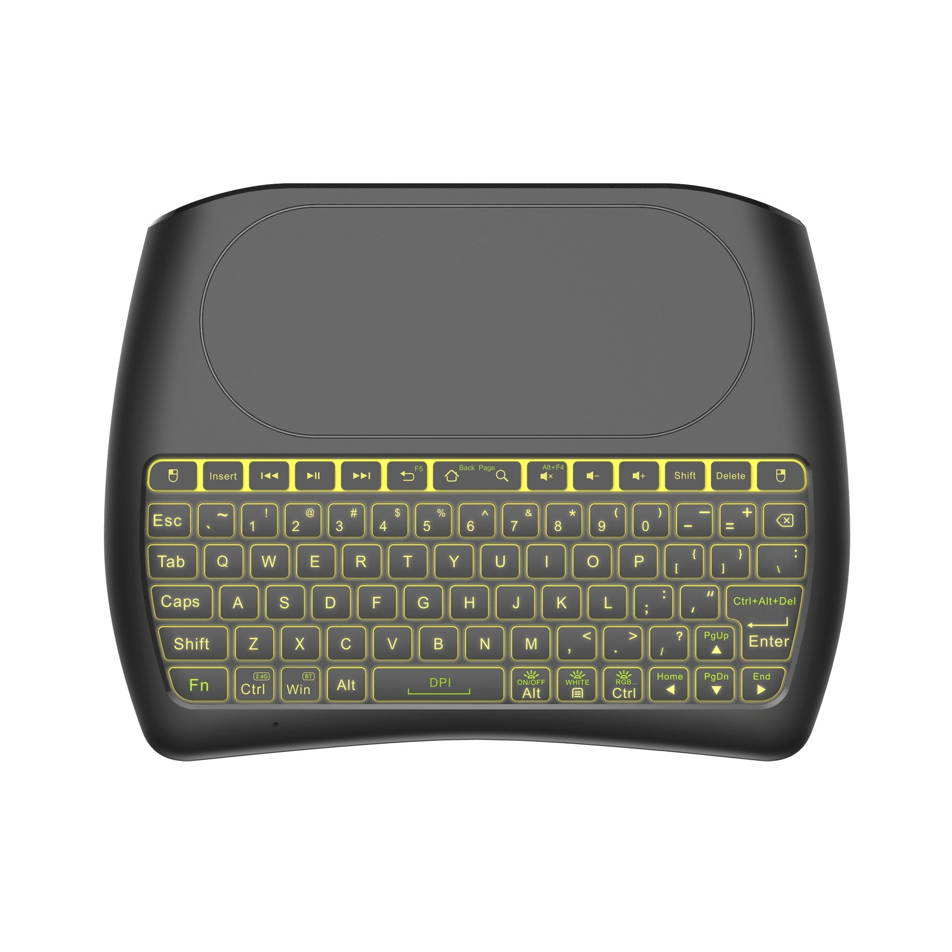D8 Bluetooth Keyboard Wireless Mini Keyboard Dual Mode Seven-Color Backlit Version I8 2.4G