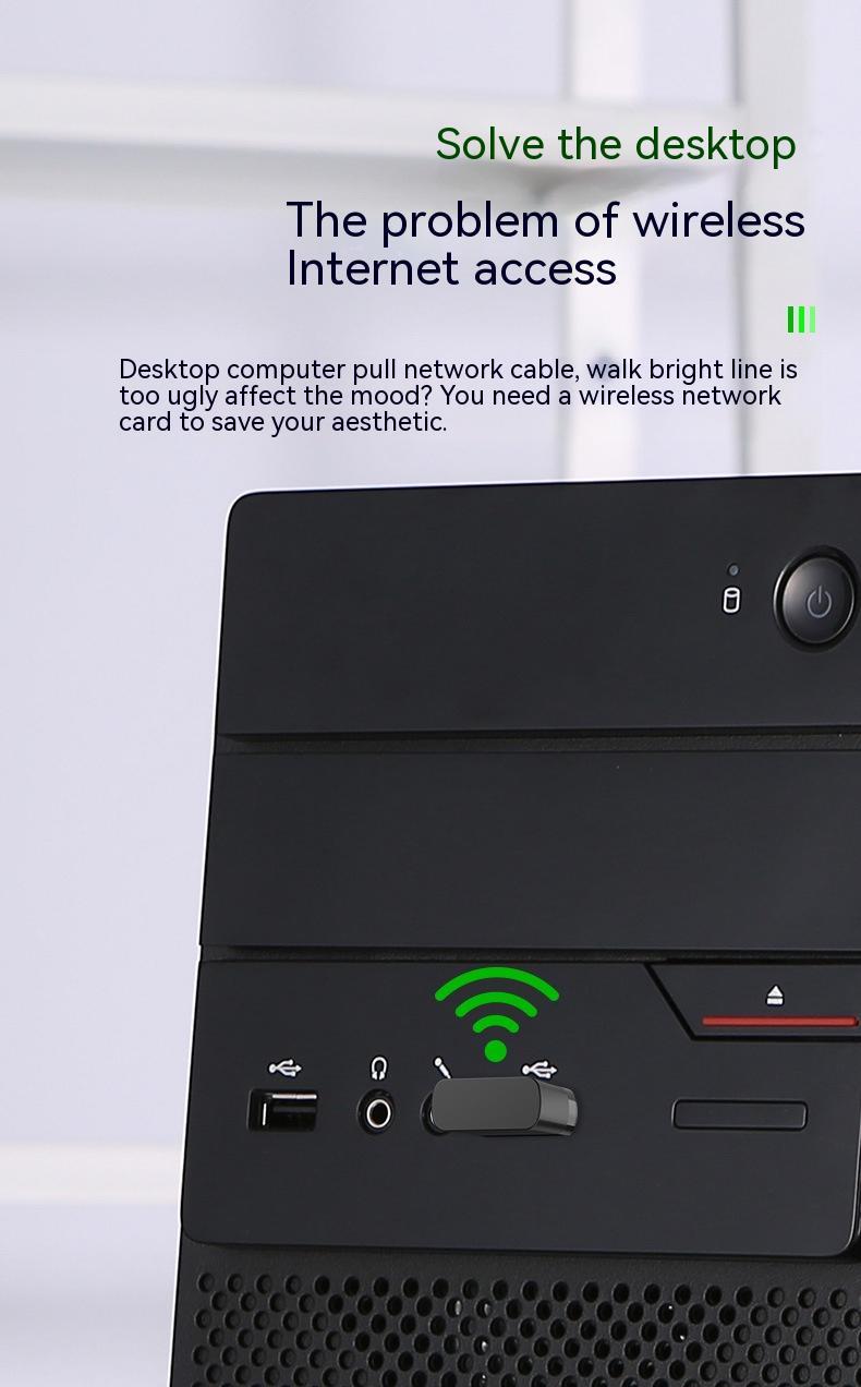 Two-in-one Network Card Mini Bluetooth Adapter Dual Band AP