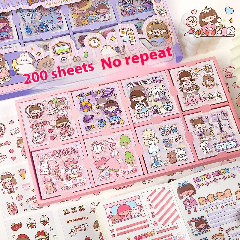 Sticker Goo Card Notebook Post Children's Stickers