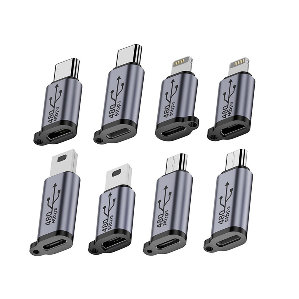 USB To Mini Adapter V3 To Type-C Charging Cable Adapter T-port Micro