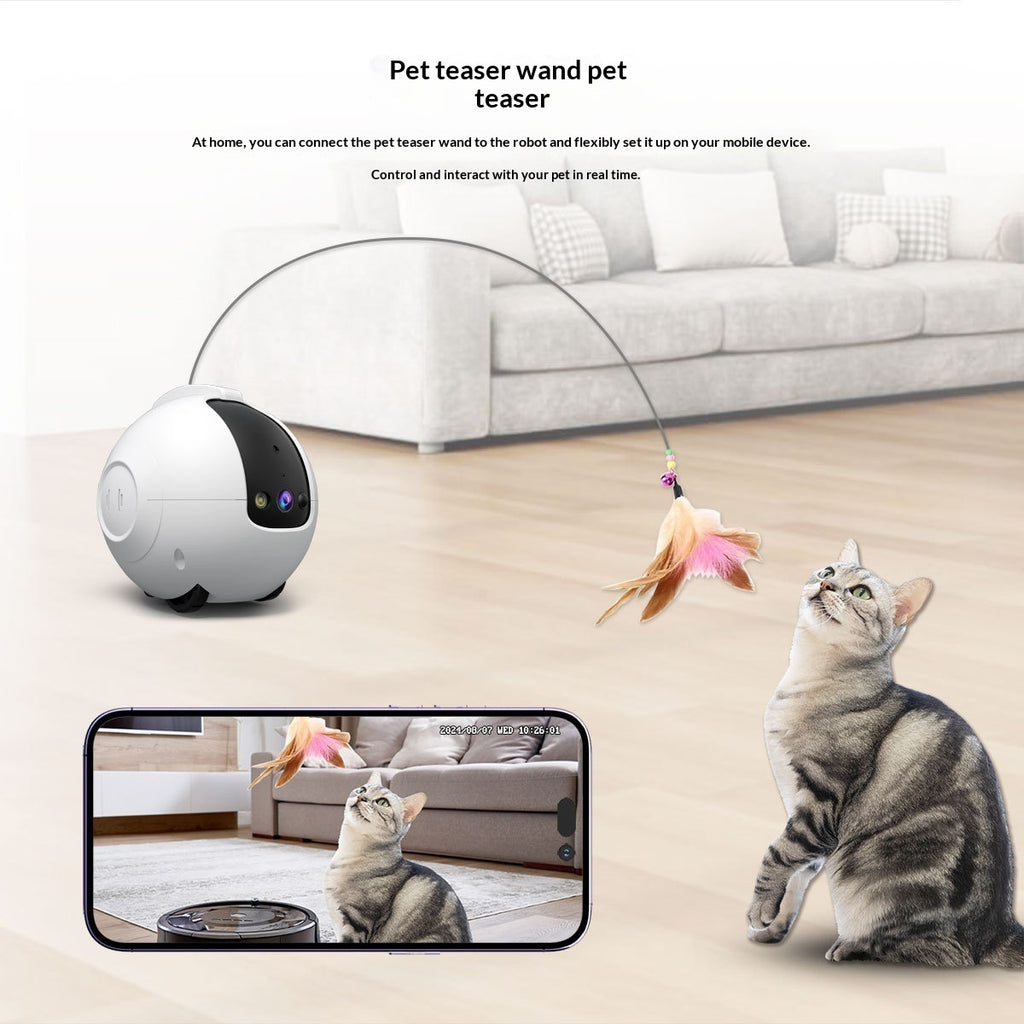 Pet AI Smart Interactive Toy And Tumbler Monitor