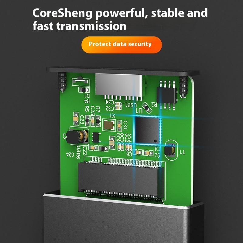 USB30 Solid State Hard-disk Cartridge NGFF Interface To USB30 All Aluminum Alloy SSD