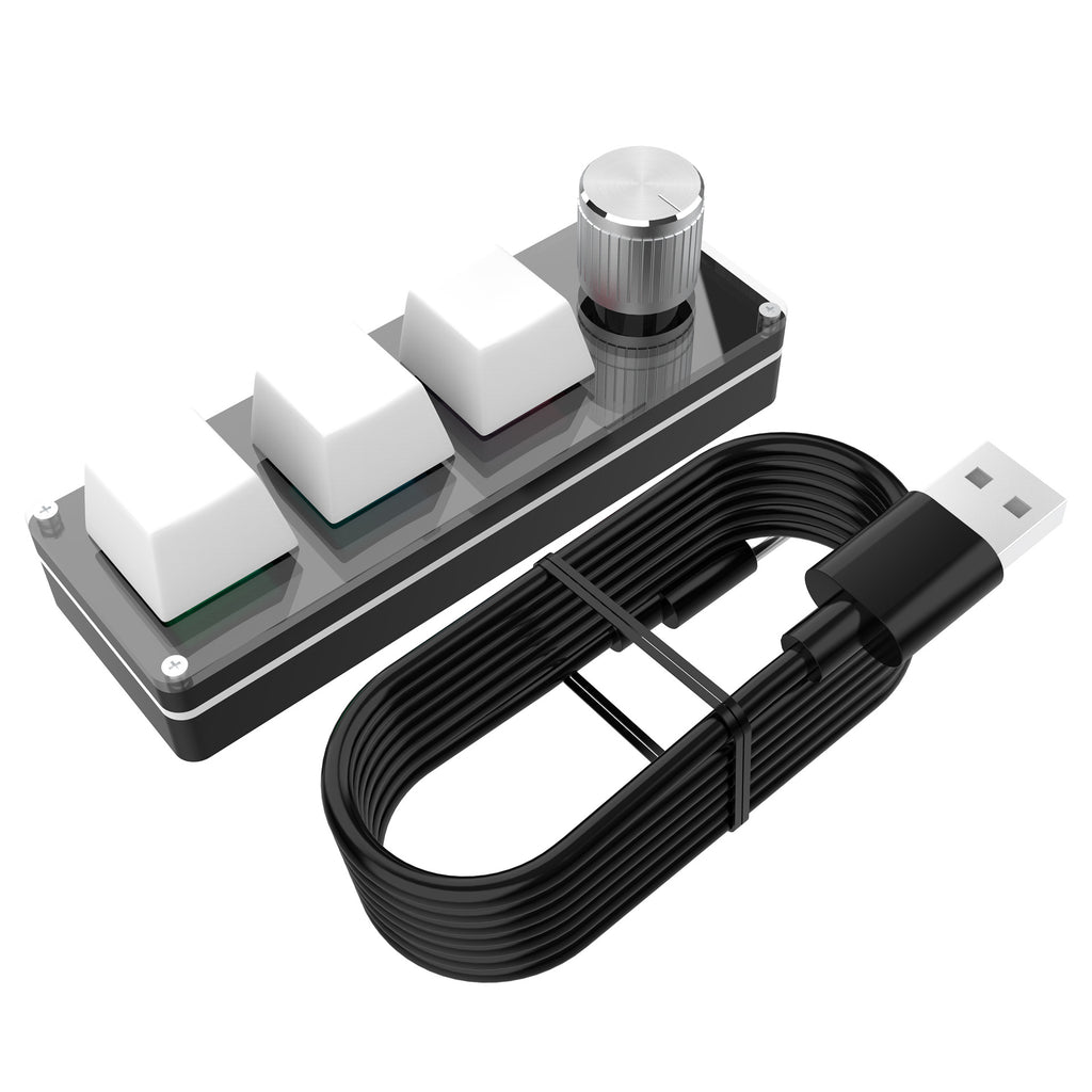 3-key Usb Custom Office Keyboard Your PS Shortcut Key