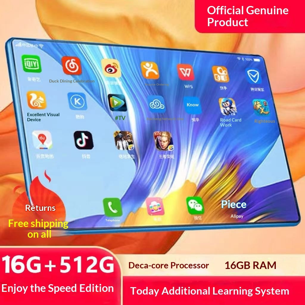 All-network 5G Android 2-in-1 Tablet For Work Entertainment Gaming And Learning