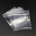 1 pack 4*6/5*7/6*8/7*10cm Bulk Thick Jewelry Packaging Zip Zipped Lock Reclosable Plastic Poly Clear Bags For DIY Stockpile