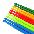 1 Pair 5A Nylon Drum Sticks Colourful Jazz Marching Drum ABS Drum Stick Percussion Instrument Parts Practice Accessories