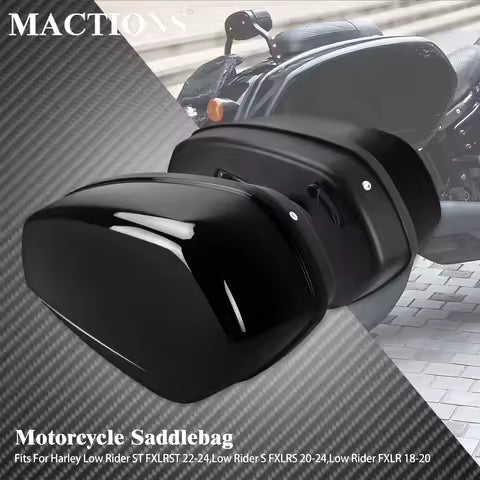 Motorcycle Saddlebags Heavy Duty Mounting Bracket Kit Set Hard Bags For Harley Low Rider S FXLRS 20-24 ST FXLRST 22-2024
