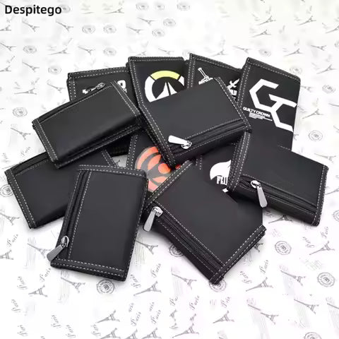 Leather RFID Vintage Wallet Men With Coin Pocket Short Wallets Small Zipper Walet With Card Holders Man Purse
