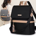 1 anti-theft medium-sized classic backpack with black minimalist adjustable shoulder straps, perfect for outdoor, travel, and ba