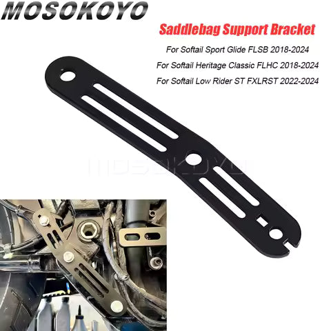 Saddlebag Support Brackets For Softail Sport Glide FLSB Heritage Classic FLHC Low Rider ST Right Saddle Bag Refit Holder 18-2024