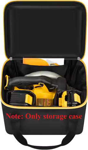 (Case only）Universal Tool Bag for DEWALT 20V MAX Circular Saw DCS391B/DCS565B, for Makita XSS02Z 18V Sierra Circular