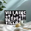 1 Disney Villain Series Makeup Bag - Women's Cute Multifunctional Zipper Bag, Jewelry Storage Bag, Perfect Travel Zipper Storage Bag - Fun Birthday Gift