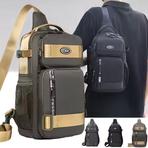 Neutral Crossbody Bags for Men and Women Are Suitable for Travel Use, Including Shoulder Bags and Travel Bags men's chest bag
