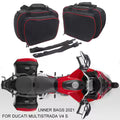 "Plastic Side Panniers Inner Bags high-capacity for Ducati Multistrada V4 & V4 S (2021) - Motorcycle Storage Accessories"