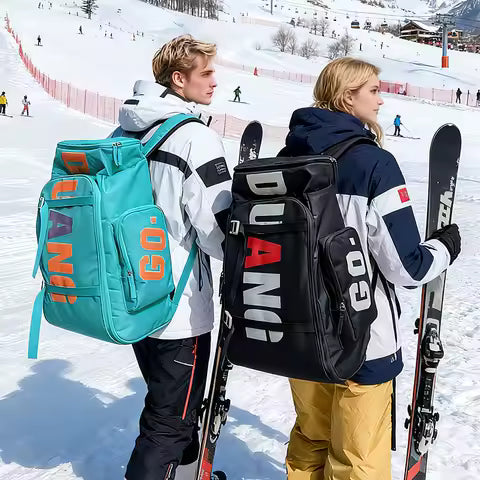 Large Ski Sport Gym Bag for Men Waterproof Fitness Travel Skateboard Backpack Wet/Dry Laptop Compartment School Pack