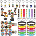 One Piece Birthday Party Favors One Piece Collectible Model Gifts Slap Bracelets Kids Goodie Bag Fillers Party Supplies Decorati