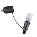 1 Pack AXEN Hydration Bags Bite Valve Quick Release Replacement - Black Adjustable Switch with Cover Nozzle Connector, 9mm Diame