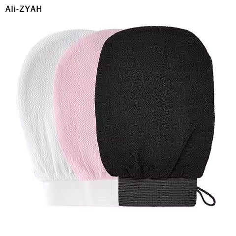 (YY)1Pc 2025 New Bathroom Shower Exfoliating Glove Body Cleaning Scrub Massage Mitt Kessa Peeling Towel Glove