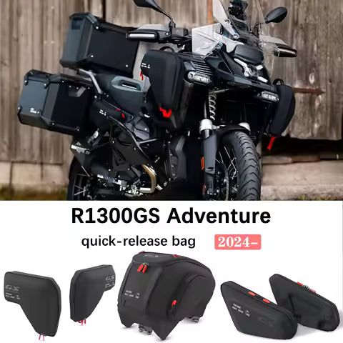 For R1300 GS ADV R1300GSA R1300GS Adventure 2024-2025 Motorcycle Left Right Radiator Cowl Bag Fairing Waterproof Tool Bag