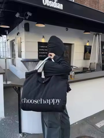 High-Capacity Tote Bag Women New Fashion Embroidery Letter Shoulder Bag Handbag Travel Bags Shoppingbag Luxury