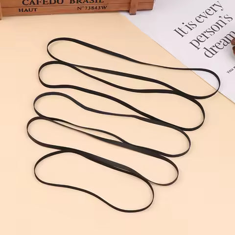 1pc Rubber Turntable Transmission Strap Replacement Accessories Player Phono Tape-5MM/4MM Cassette Tape Machine Drive Belt