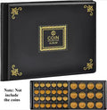 (CASE ONLY)Coin Collection Supplies Holder Book for Collectors, 300 Pockets Coin Collection Organizer Album for 20/25/ 27/30/