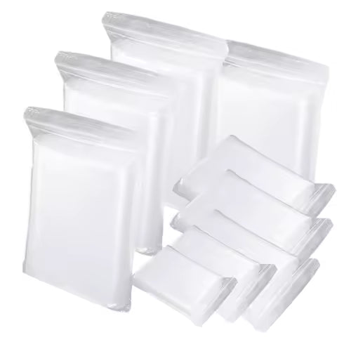 0.08mm Thick Clear Seal Zip Lock Plastic Bags Transparent Packaging Poly Pouch Recyclable Storage Bags for Food Fruits Storage