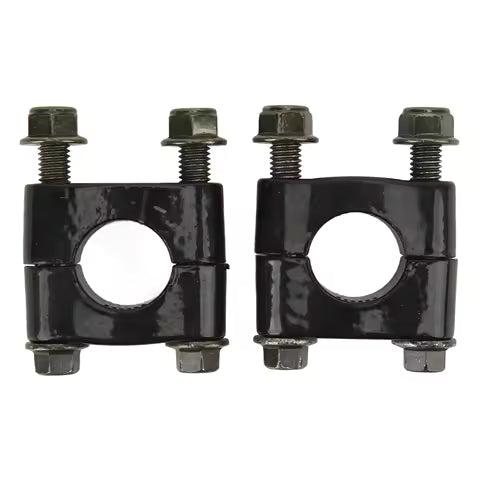 1 Pair Black Handlebar Riser 22mm Drag Handle Bar Clamp Extend Adapter For motorcycle riser handlebar ATV Quad Dirt Bike