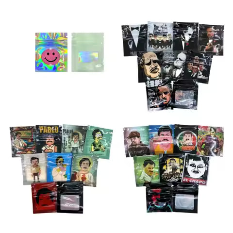 0.5G 5x6cm Small Pouches Aluminium Coating Candy Cookies Food Medicine Storage Pouch Spice Coffee Powder Ziplock Bag Mylar Bags