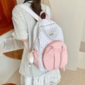 Trendy Bow Backpacks for Teen Girls College Students Lightweight School Bag Forest Style Rucksack