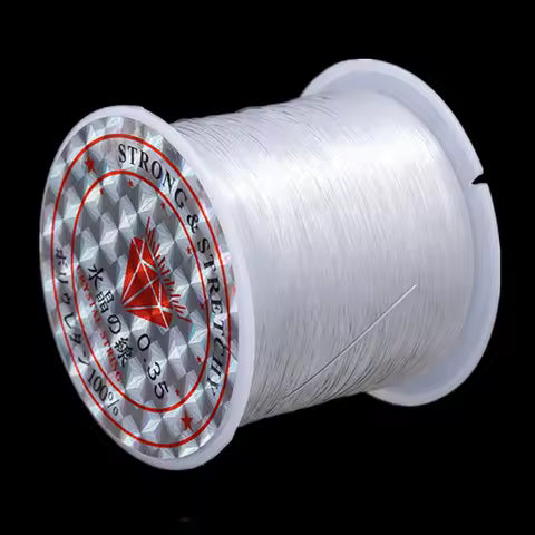 0.2-0.6mm Fishing Line For Beads Wire Clear Non-Stretch Nylon String Beading Cord Thread Jewelry Making Supply Wholesale