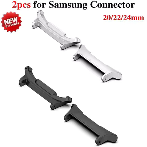 1 Pair Adapter for Samsung Galaxy Watch 7Ultra 47mm Metal Connector for Samsung Watch Ultra 2025 20mm 22 24mm watch Accessories