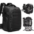 1 DSLR photography bag, multi-functional drone bag, large size with TSA lock, dry wet separation, 17 inch laptop integrated bac