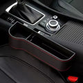 1 Pack Leather Car Seat Gap Storage Box Cup Multifunctional Pocket Catcher Organizer Phone Bottle Cups Holder Car Accessories
