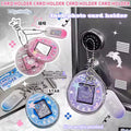 1 Inch Photo Card Holder keychain Sweet Style Kpop Idol Photocard Cover Case Vintage ID Family Picture Holder Student Supplies