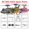 Spare Parts List for RC ERA C032 UH-1 RC Helicopter Accessories Main Blade Motor Body Shell Gear Servo Light Linkage Swashplate