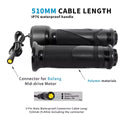 Electric Scootor Bike Throttle Grip 24/36/48V Waterproof Connector EBike Twist Throttle for Bafang Motor Electric Bike Accessory