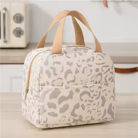 1 Pack of Ink Pattern Insulation Bag, Bento Bag, Lunch Box Bag, Outdoor Travel Ice Pack, Picnic Bag, Lunch Bag