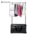 Rolling Costume with Hangers Foldable Large Capacity Dance Trolley Bag Multi-functional Performance Garment Carrier for Travel