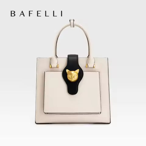 BAFELLI WOMEN'S BAGS NEW 2025 CELEBRITY FASHION CAT HANDBAG CROSSBODY SHOULDER FEMALE LEATHER DESIGNER STYLISH LUXURY PURSE