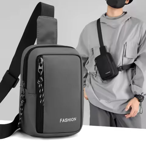 Crossbody Bag Men, Shoulder Bag Casual Travel Outdoor Nylon Crossbody Large Capacity Multifunctional Street Men Bag Mens Bags