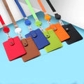 Multi-functional Card Holder with Lanyard for Men and Women Credit Cards Bank Cards Student Cards Leather Wallet ID Badge Case