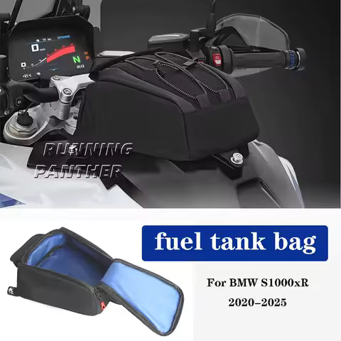 New Black Nylon fuel tank bag, Motorcycle storage bag, tool kit, waterproof bag storage bag FOR BMW S1000XR 2020- 2025