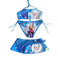 2026 New Summer Baby Girls Clothes Suit Girls Cartoon Elsa Anna Swimwear Girls Frozen Bikini Set