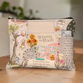 1 Disney Winnie the Pooh Cosmetic Bag - Cute and Versatile Zipper Bag for Women, Jewelry Storage Bag, Perfect Travel Zipper Bag - Fun Birthday Gift