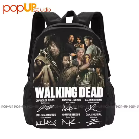 The Walking Dead Movie Characters Signatures Backpack Large Capacity Hot Portable Personalised Multi-function