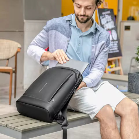 MarkRyden Backpack for Men Laptop Backpack Slim and lightweight business backpack School backpack