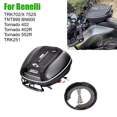 Motorcycle Tank Bag Quick Lock for Benelli TRK702 X 752 S TRK251 BN 300 302 600 BN902S TNT899 Tornado Tankbags Luggage
