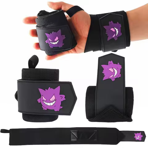 1 Pair Gengar Sports Wristband Wrist Support Brace Straps Extra Strength Weight Lifting Wrist Wraps Bandage Fitness Gym